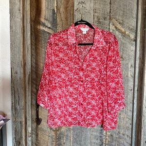 Christopher & Banks women’s petite XL mid sleeve shirt